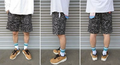 画像3: 【Cookman】　Chef Short Pants　PAISLEY BLACK