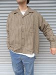 画像4: 【H.UNIT/エイチユニット】　T/R Check opencollar long sleeves shirt (4)