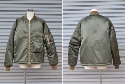 画像1: 【H.UNIT/エイチユニット】　Nylon militry zip jacket