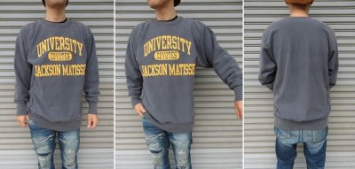 画像3: 【JACKSON MATISSE/ジャクソンマティス】　UNIVERSITY JACKSON MATISSE SWEAT