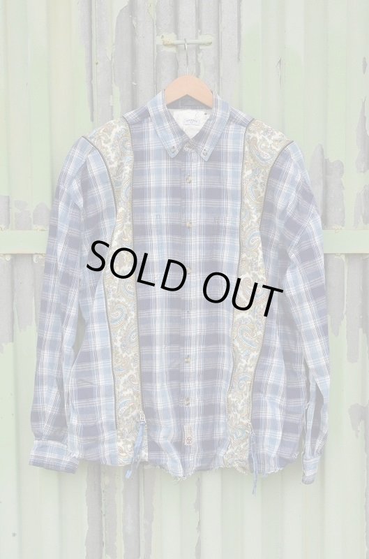 画像1: 【OLD PARK/オールドパーク】SHEET WIDE SHIRT (1)