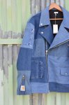 画像10: 【OLD PARK/オールドパーク】　OVERSIZED RIDERS JACKET DENIM (10)