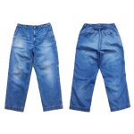 画像7: 【H.UNIT/エイチユニット】　Denim work trousers(Used wash) (7)