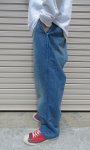 画像3: 【H.UNIT/エイチユニット】　Denim work trousers(Used wash) (3)