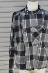 画像2: 【OLD PARK/オールドパーク】　OVERSIZED RIDERS SHIRT FLANNEL (2)