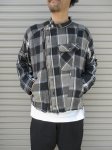 画像7: 【OLD PARK/オールドパーク】　OVERSIZED RIDERS SHIRT FLANNEL (7)