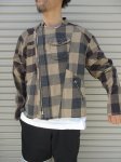 画像8: 【OLD PARK/オールドパーク】　OVERSIZED RIDERS SHIRT FLANNEL (8)