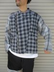 画像9: 【OLD PARK/オールドパーク】　OVERSIZED RIDERS SHIRT FLANNEL (9)