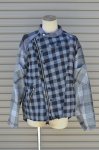 画像1: 【OLD PARK/オールドパーク】　OVERSIZED RIDERS SHIRT FLANNEL (1)