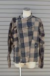 画像1: 【OLD PARK/オールドパーク】　OVERSIZED RIDERS SHIRT FLANNEL (1)