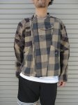 画像7: 【OLD PARK/オールドパーク】　OVERSIZED RIDERS SHIRT FLANNEL (7)