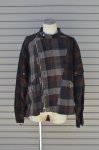 画像1: 【OLD PARK/オールドパーク】　OVERSIZED RIDERS SHIRT FLANNEL (1)