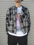 画像6: 【OLD PARK/オールドパーク】　OVERSIZED RIDERS SHIRT FLANNEL (6)