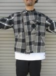 画像10: 【OLD PARK/オールドパーク】　OVERSIZED RIDERS SHIRT FLANNEL (10)