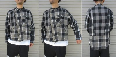 画像3: 【OLD PARK/オールドパーク】　OVERSIZED RIDERS SHIRT FLANNEL