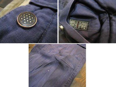 画像2:  【FOB FACTORY】 F0338　ヘリクルーパンツ （USED加工）