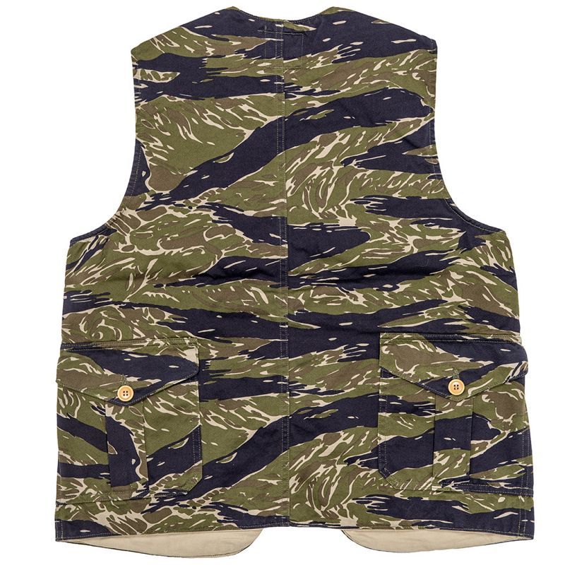 Workers ワーカーズ K&T H MFG Co. Tiger Camo Cruiser Vest タイガー