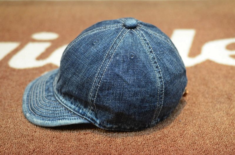 HIGHER ハイアー SELVEDGE DENIM CAP デニムキャップ USED加工