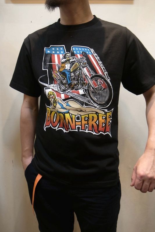 Born Free Motorcycle Show 10 BORN-FREE10 TEE