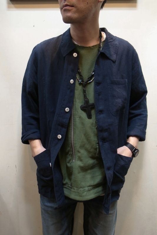 Badhiya バディーヤ Coverall linen リネンカバオール