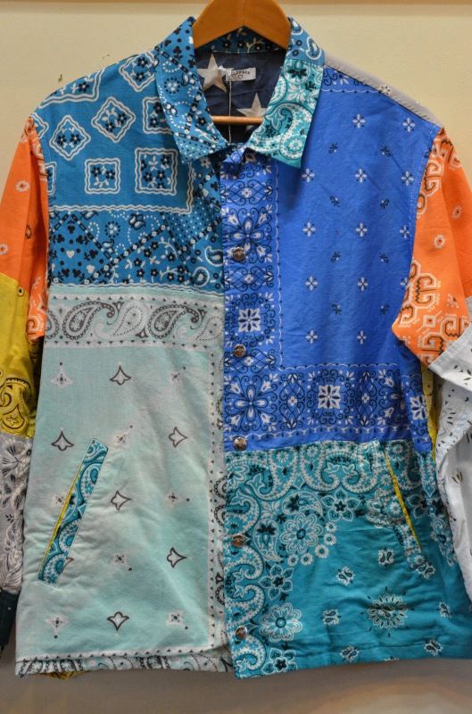 OLD PARK オールドパーク BANDANA COACH JACKET バンダナコーチ 