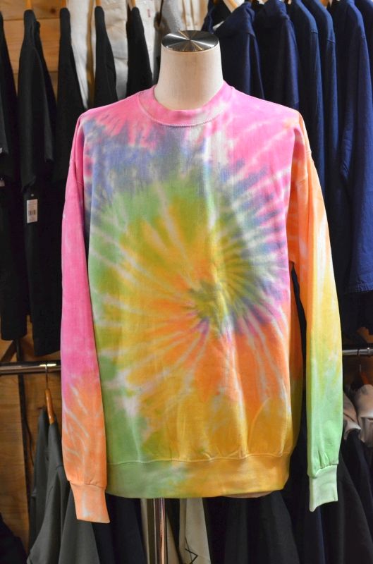 TYE-DYE CREWNECK SWEAT タイダイ染め クルーネックスウェット