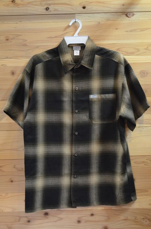 Cal Top キャルトップ オンブレチェック 半袖シャツ チェックシャツ
