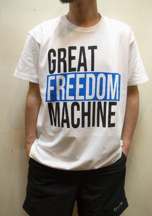 画像1: オリジナルプリントTシャツ　”GREAT FREEDOM MACHINE” (1)