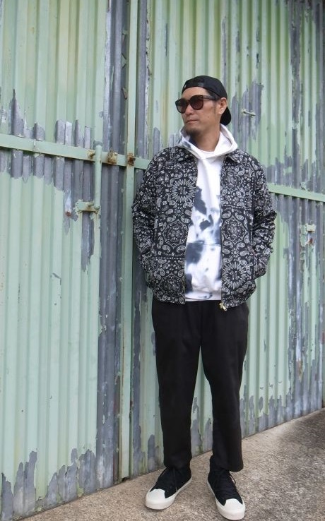 Cookman クックマン Delivery Jacket デリバリージャケット ペイズリー柄