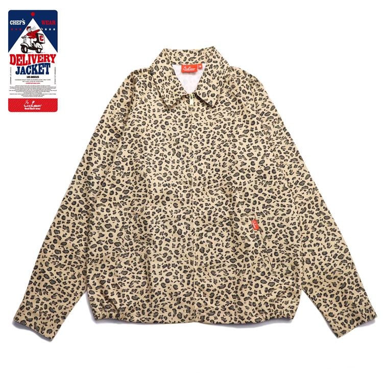 画像1: 【COOKMAN/クックマン】　Delivery Jacket 「Leopard」 (1)
