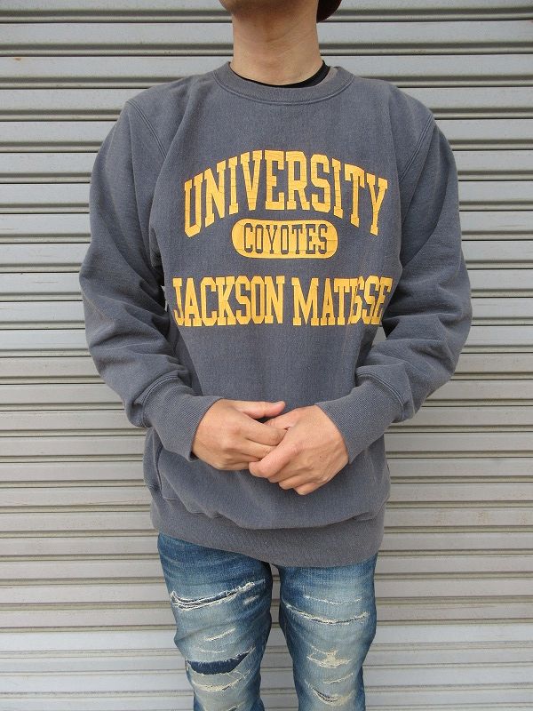 JACKSON MATISSE ジャクソンマティス UNIVERSITY JACKSONMATISSE SWEAT