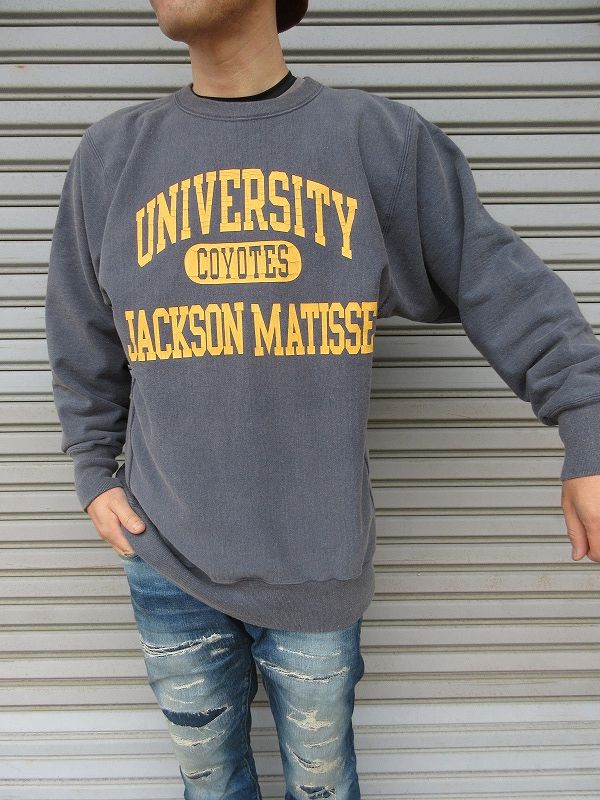 JACKSON MATISSE ジャクソンマティス UNIVERSITY JACKSONMATISSE SWEAT