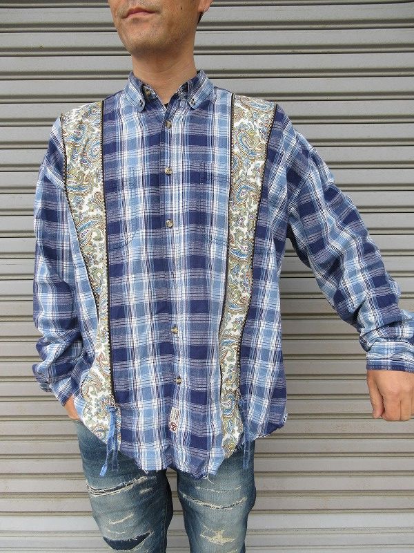 OLD PARK オールドパーク REMAKE リメイク 再構築 SHEET WIDE SHIRT