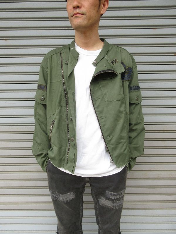 最先端 OLD PARK Nike 再構築 リメイク ジャケット サイズL ナイロン