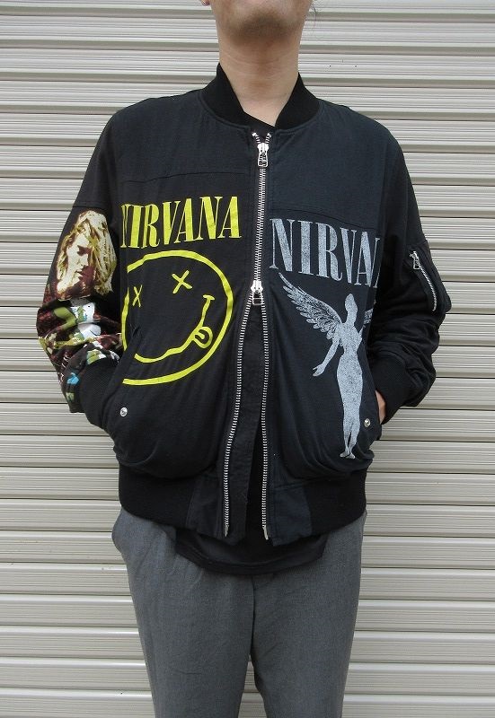 OLDPARK OVERSIZED FLIGHTJACKETこんな寸法です